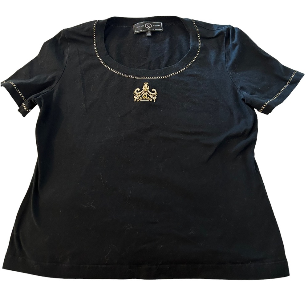 St John cotton top sz M